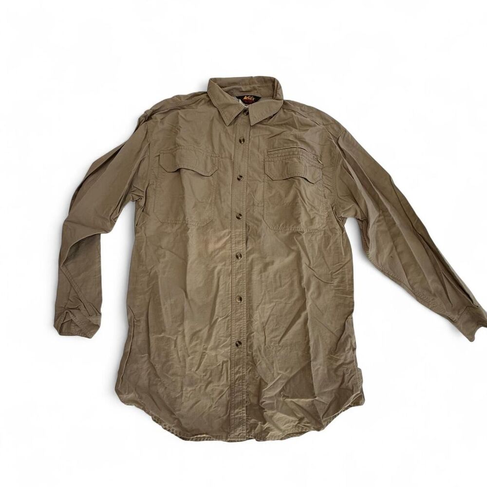 Rei-co-op Men's Khaki and Tan Shirt